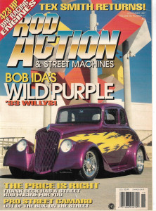 STREET ROD ACTION 1997 NOV - TEX SMITH RETURNS, BOB IDA'S WILD PURPLE 33 WILLYS